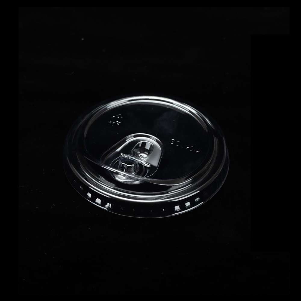 Tapas de taza sin paja para PET con diseño resistente a derrames